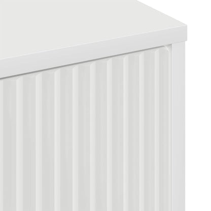 Bathroom Cabinet Wall-mounted with Door White 39 x 23.5 x 65 cm