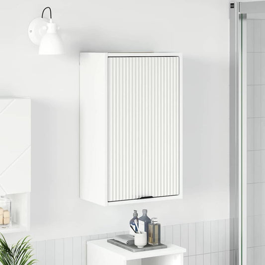 Bathroom Cabinet Wall-mounted with Door White 39 x 23.5 x 65 cm