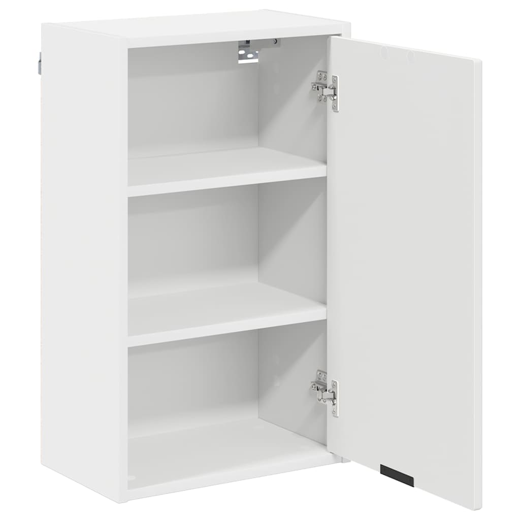 Bathroom Cabinet Wall-mounted with Door White 39 x 23.5 x 65 cm