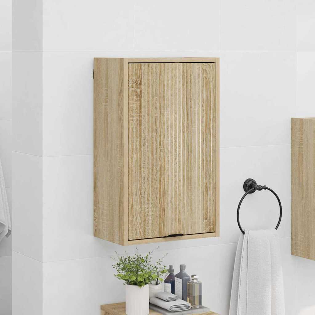 Bathroom Cabinet Wall-mounted Sonoma Oak 39 x 23.5 x 65 cm