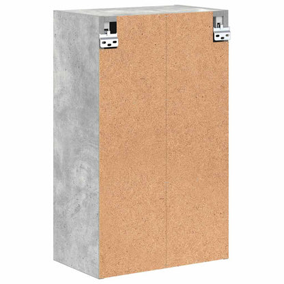 Bathroom Cabinet Wall-mounted Concrete Grey 39 x 23.5 x 65 cm