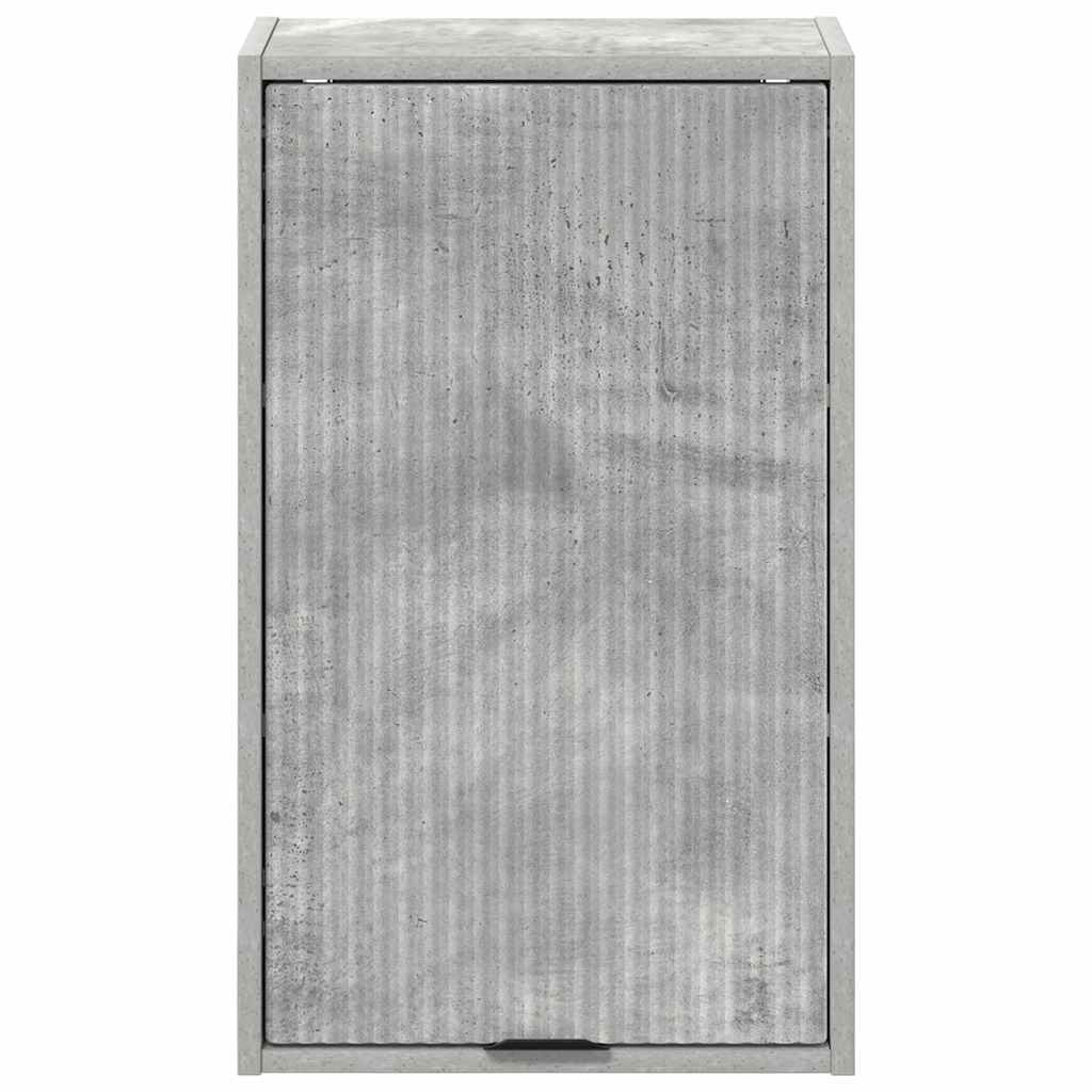 Bathroom Cabinet Wall-mounted Concrete Grey 39 x 23.5 x 65 cm