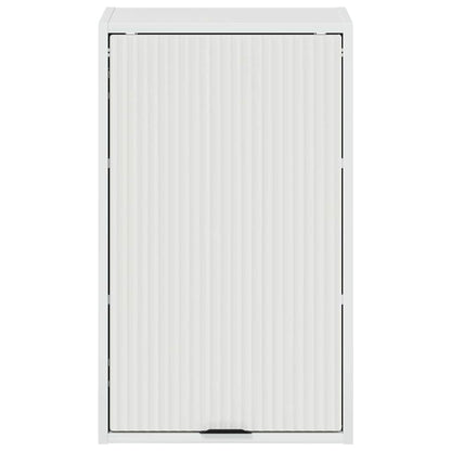 Bathroom Cabinet with Door High Gloss White 39 x 23.5 x 65 cm