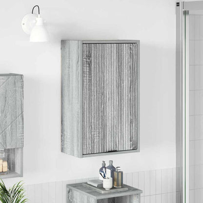 Bathroom Cabinet Wall-mounted Grey Sonoma 39 x 23.5 x 65 cm