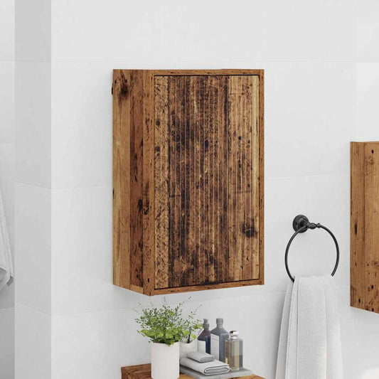 Bathroom Cabinet Wall-mounted Old Wood 39 x 23.5 x 65 cm
