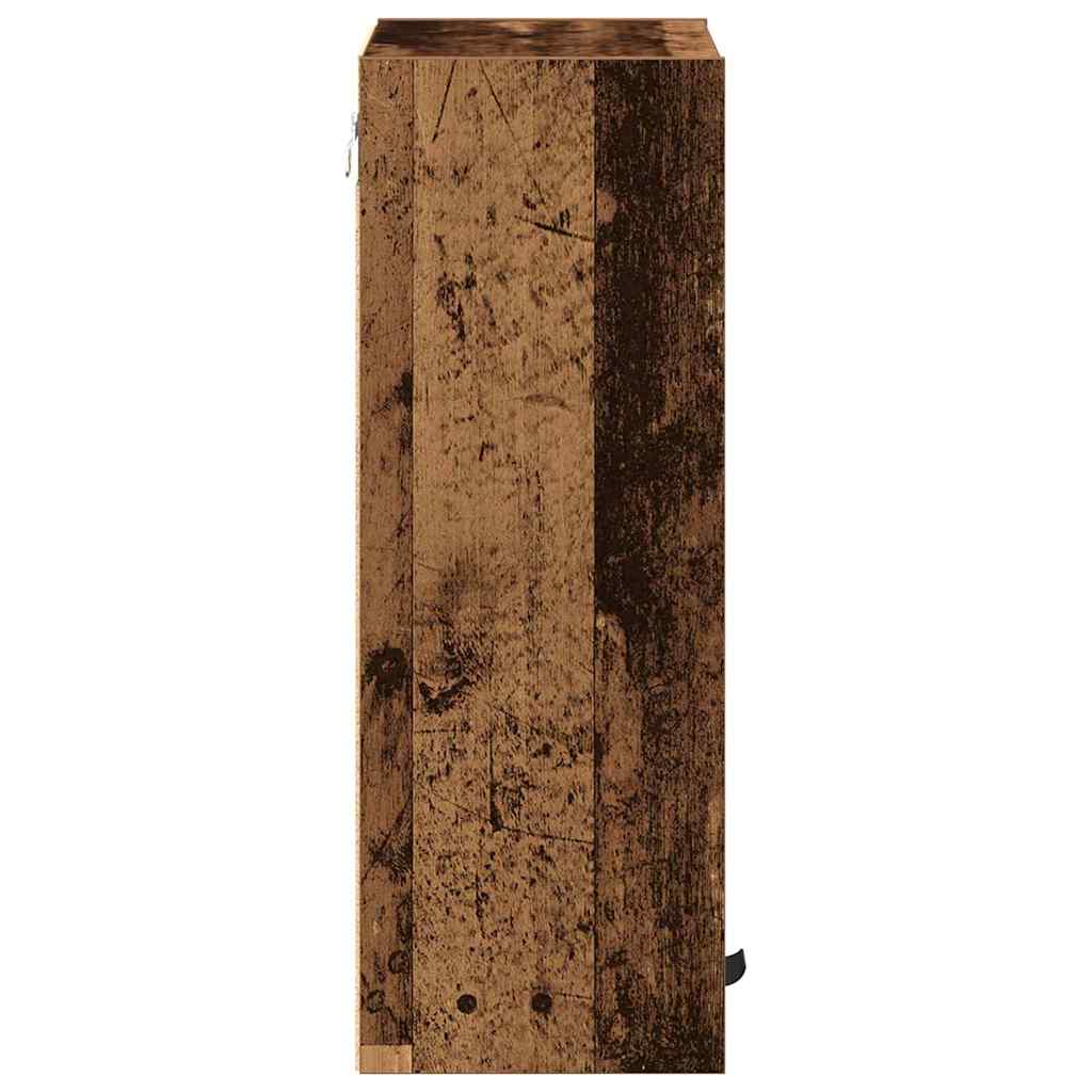 Bathroom Cabinet Wall-mounted Old Wood 39 x 23.5 x 65 cm