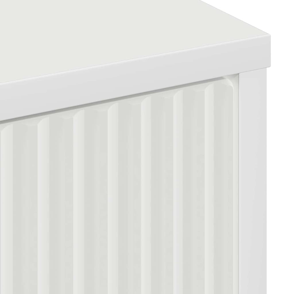 Bathroom Cabinet with Drawer with Door White 39.5 x 36 x 88 cm