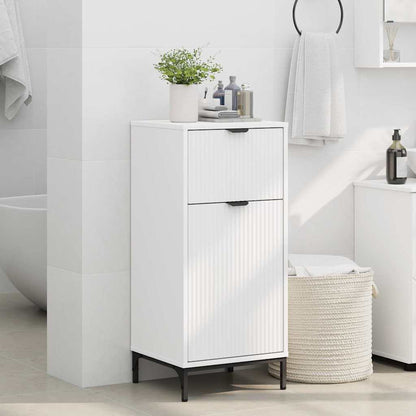 Bathroom Cabinet with Drawer with Door White 39.5 x 36 x 88 cm
