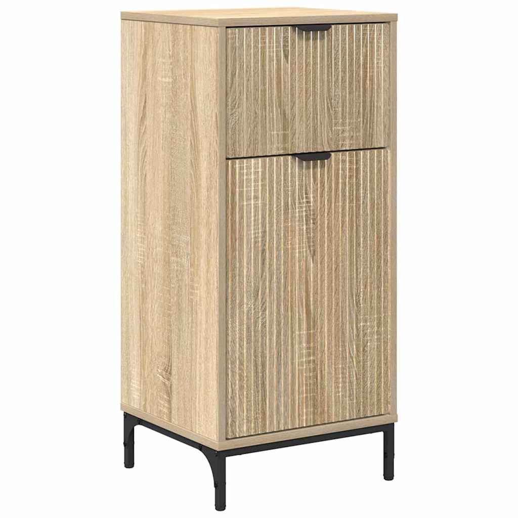 Bathroom Cabinet with Drawer Sonoma Oak 39.5 x 36 x 88 cm