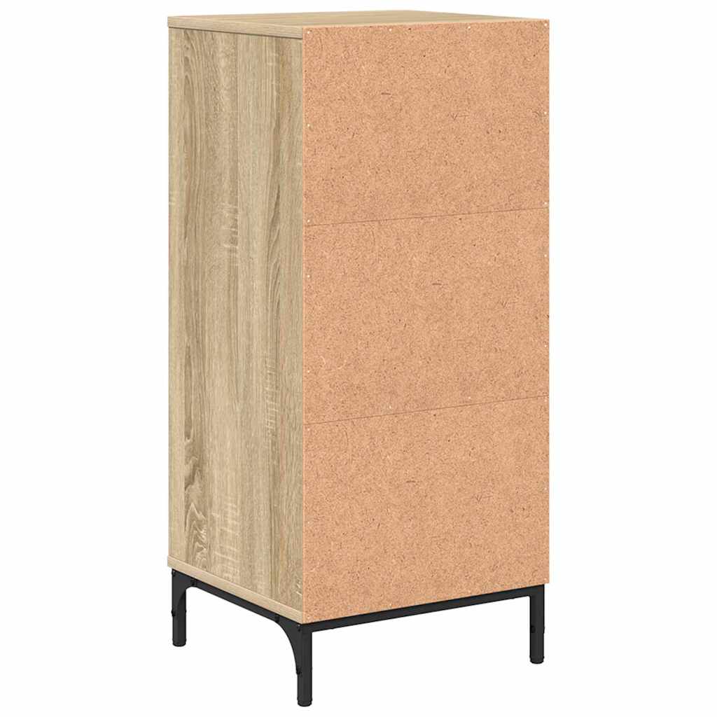 Bathroom Cabinet with Drawer Sonoma Oak 39.5 x 36 x 88 cm