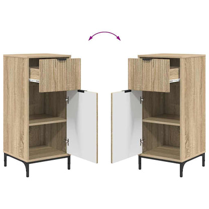 Bathroom Cabinet with Drawer Sonoma Oak 39.5 x 36 x 88 cm