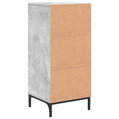 Bathroom Cabinet with Drawer Concrete Grey 39.5 x 36 x 88 cm