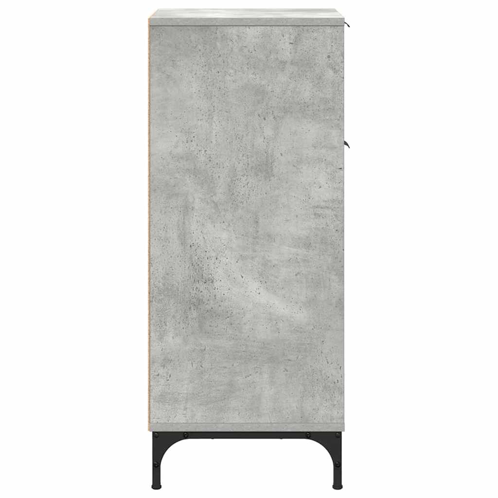 Bathroom Cabinet with Drawer Concrete Grey 39.5 x 36 x 88 cm