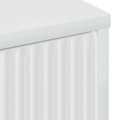 Bathroom Cabinet with Drawer High Gloss White 39.5 x 36 x 88 cm