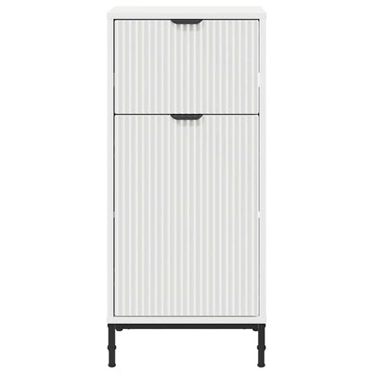 Bathroom Cabinet with Drawer High Gloss White 39.5 x 36 x 88 cm