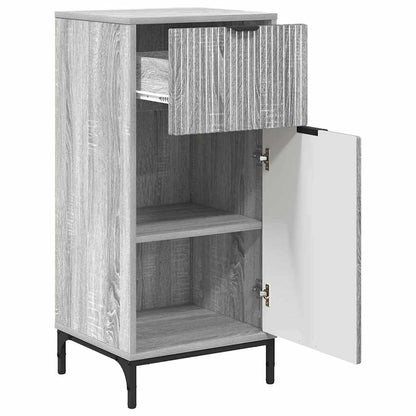 Bathroom Cabinet with Drawer Grey Sonoma 39.5 x 36 x 88 cm