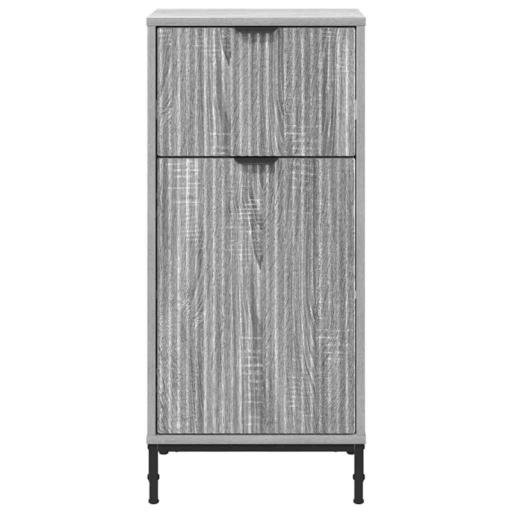 Bathroom Cabinet with Drawer Grey Sonoma 39.5 x 36 x 88 cm