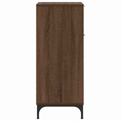 Bathroom Cabinet with Drawer Brown Oak 39.5 x 36 x 88 cm