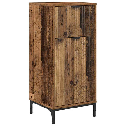 Bathroom Cabinet with Drawer Old Wood 39.5 x 36 x 88 cm