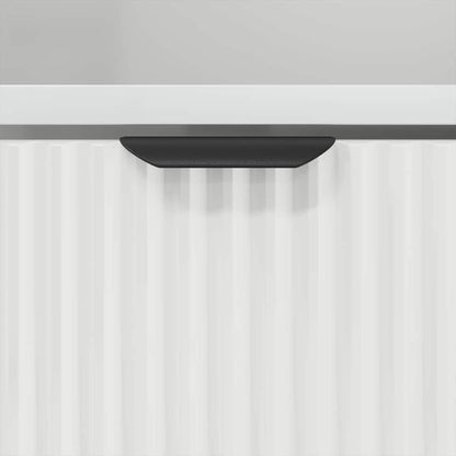 Bathroom Cabinet with Drawer with Door White 31.5 x 33 x 190 cm