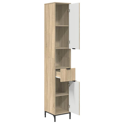 Bathroom Cabinet with Drawer Sonoma Oak 31.5 x 33 x 190 cm