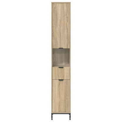 Bathroom Cabinet with Drawer Sonoma Oak 31.5 x 33 x 190 cm