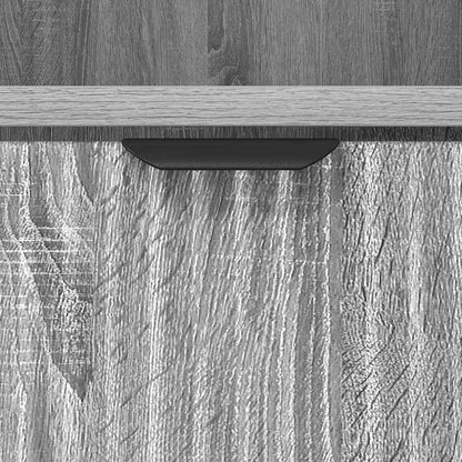 Bathroom Cabinet with Drawer Grey Sonoma 31.5 x 33 x 190 cm