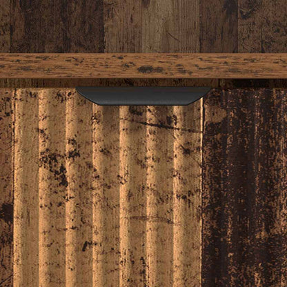 Bathroom Cabinet with Drawer Old Wood 31.5 x 33 x 190 cm