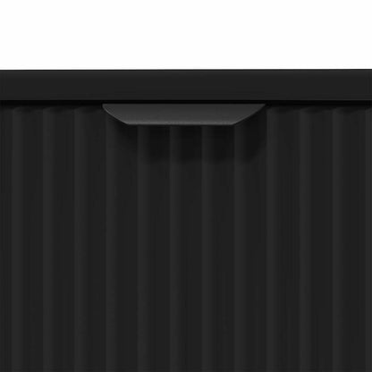 Bathroom Sink Cabinet Black 60.5 x 33.5 x 61 cm Engineered wood