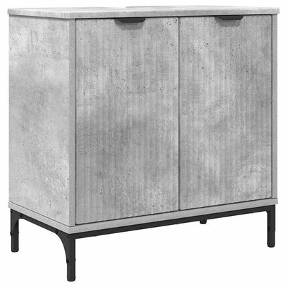 Bathroom Sink Cabinet Concrete grey 60.5 x 33.5 x 61 cm