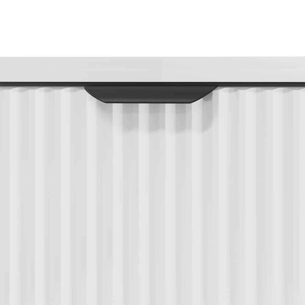 Bathroom Sink Cabinet High gloss white 60.5 x 33.5 x 61 cm