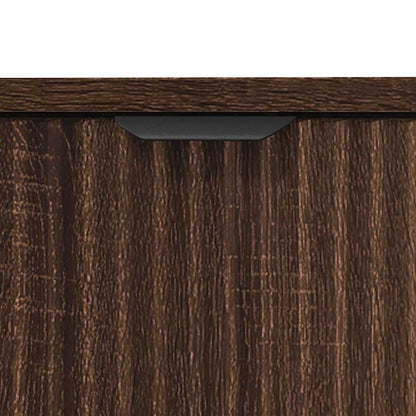 Bathroom Sink Cabinet with Door Brown oak 60.5 x 33.5 x 61 cm