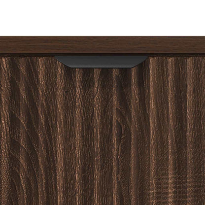 Bedside Table Brown oak 63.5 x 36 x 61 cm Engineered wood