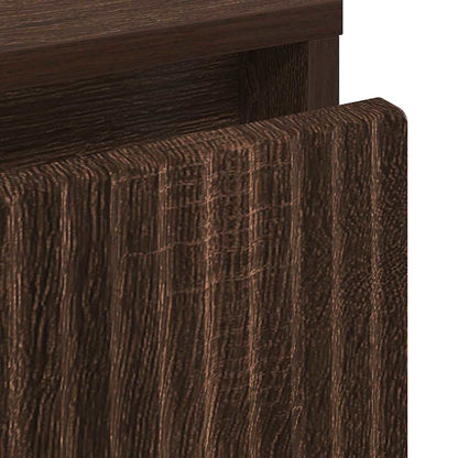 Bedside Table Brown oak 63.5 x 36 x 61 cm Engineered wood