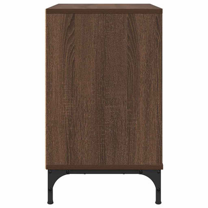 Bedside Table Brown oak 63.5 x 36 x 61 cm Engineered wood
