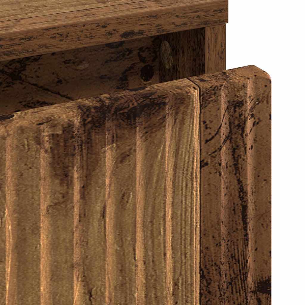 Bedside Table Old wood 63.5 x 36 x 61 cm Engineered wood