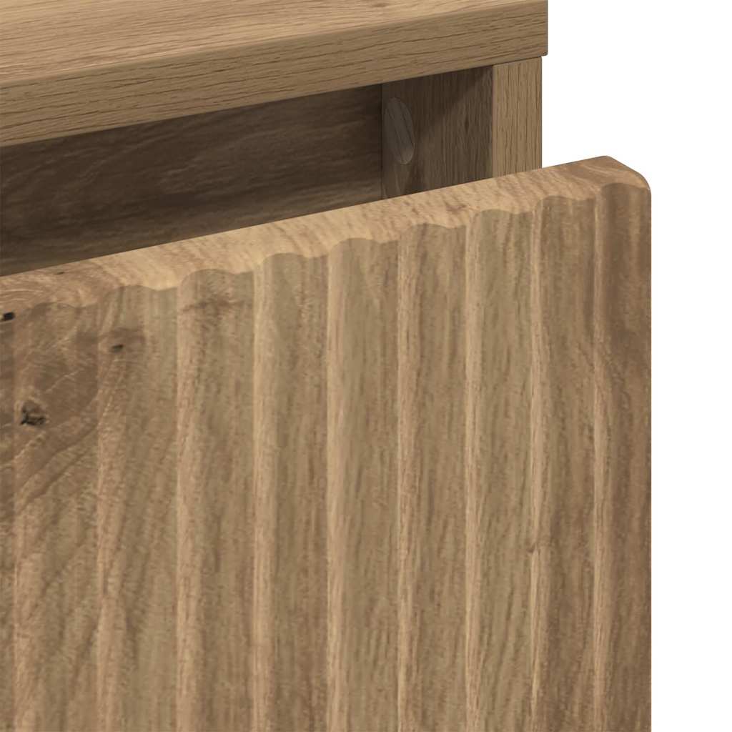 Bedside Table Artisan oak 63.5 x 36 x 61 cm Engineered wood