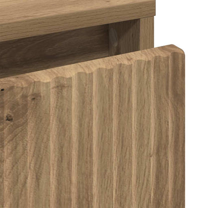 Bedside Table Artisan oak 63.5 x 36 x 61 cm Engineered wood