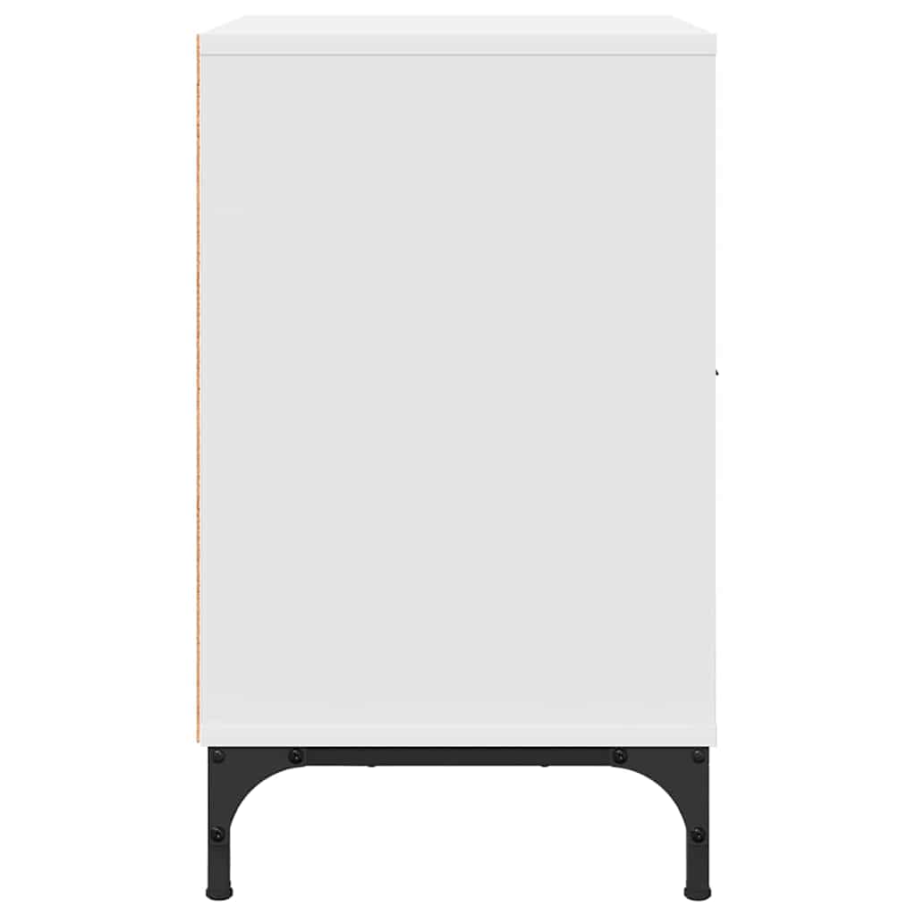 Bedside Tables 2 pcs White 49 x 36 x 61 cm Engineered wood