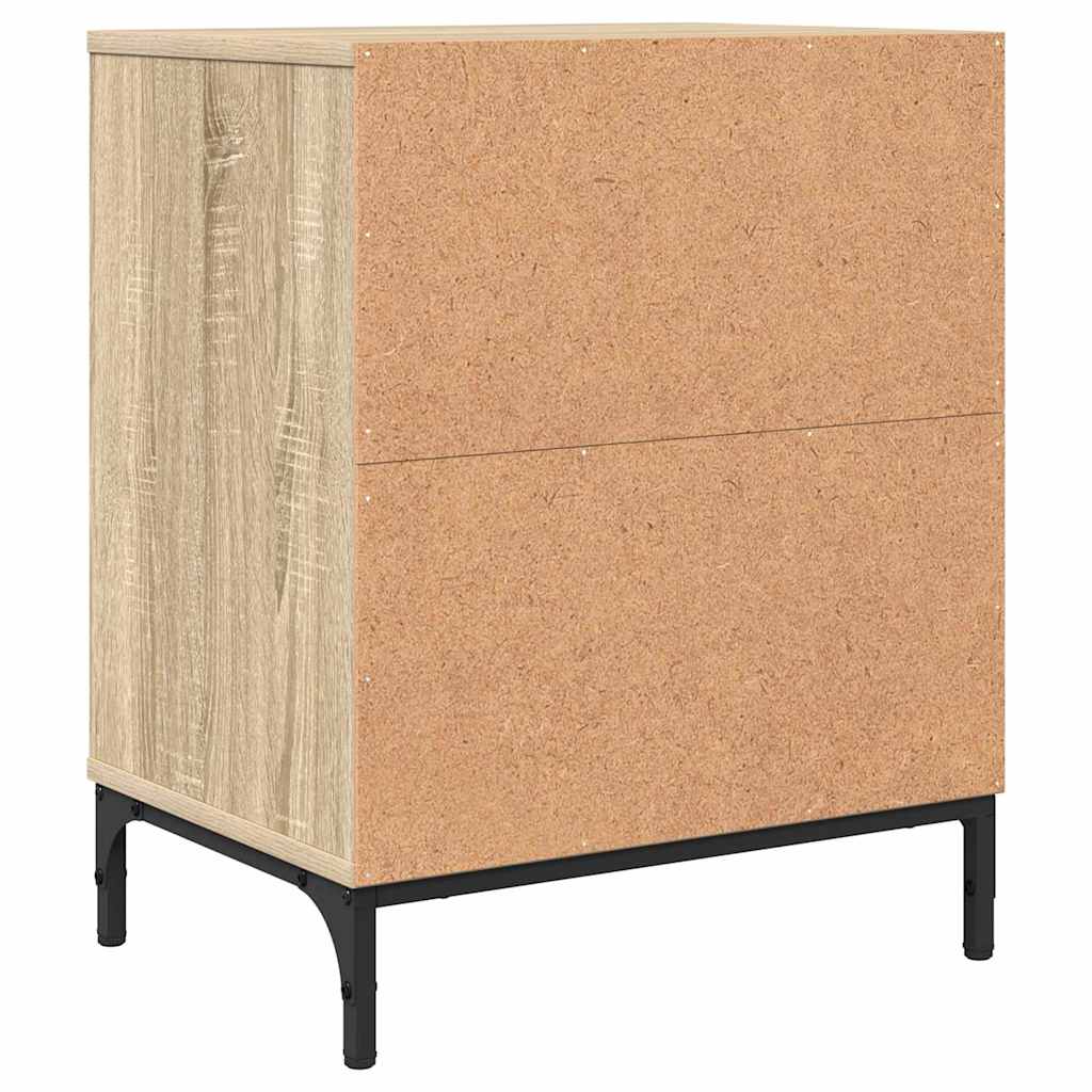 Bedside Tables 2 pcs Sonoma oak 49 x 36 x 61 cm Engineered wood