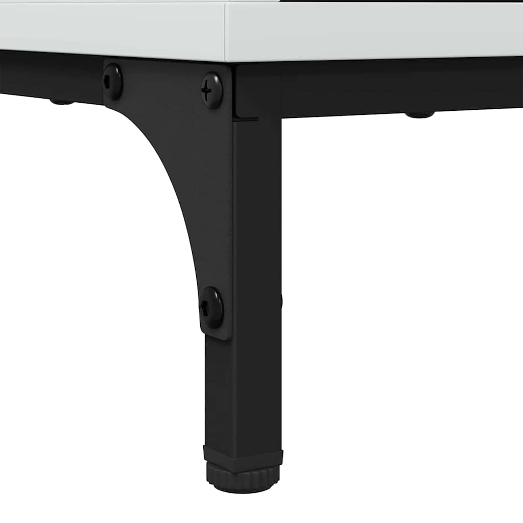 Bedside Tables 2 pcs High gloss white 49 x 36 x 61 cm