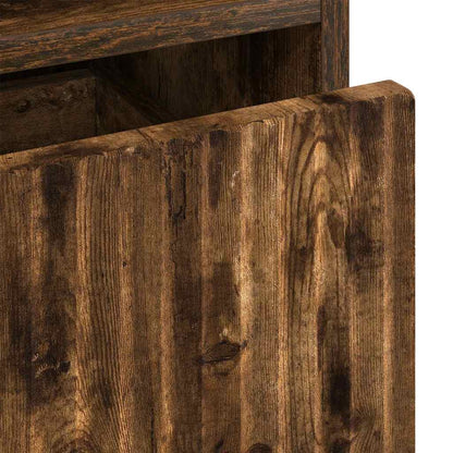 Bedside Tables 2 pcs Smoked oak 49 x 36 x 61 cm Engineered wood