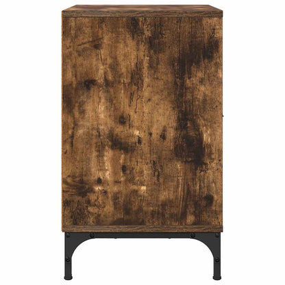 Bedside Tables 2 pcs Smoked oak 49 x 36 x 61 cm Engineered wood