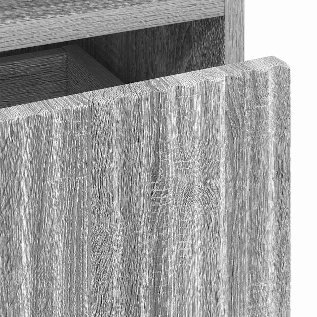 Bedside Table Grey sonoma 49 x 36 x 61 cm Engineered wood