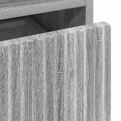 Bedside Table Grey sonoma 49 x 36 x 61 cm Engineered wood