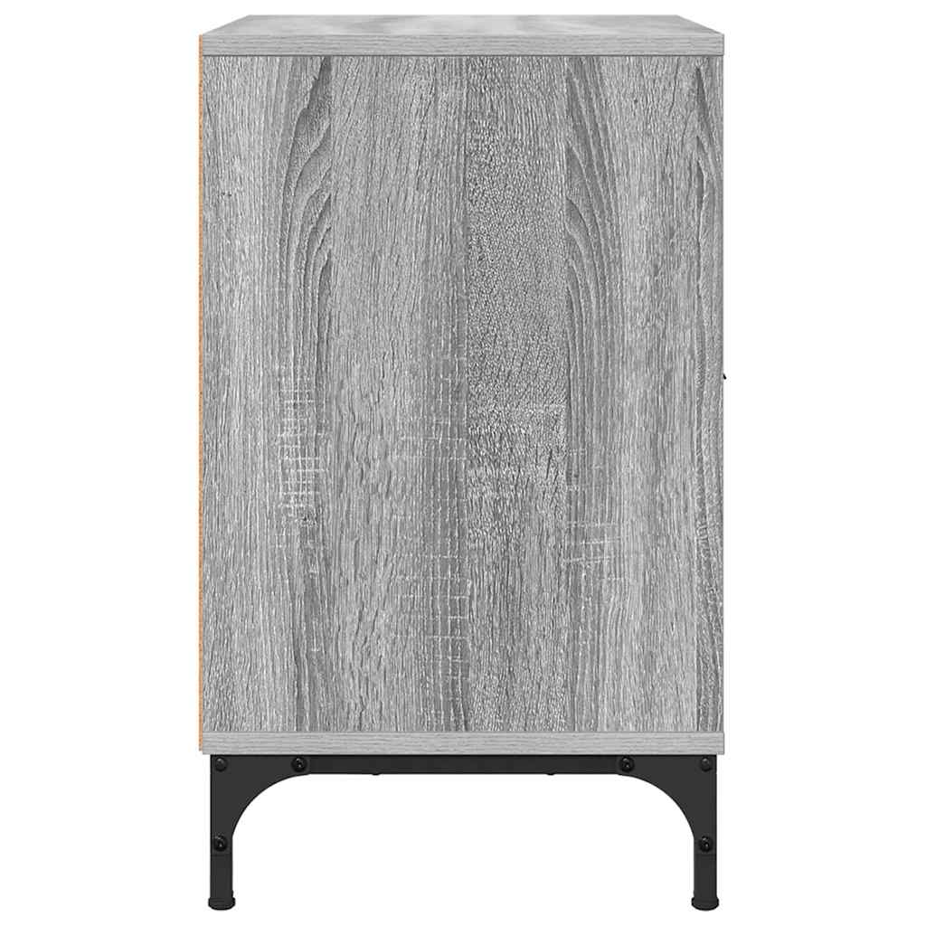 Bedside Table Grey sonoma 49 x 36 x 61 cm Engineered wood