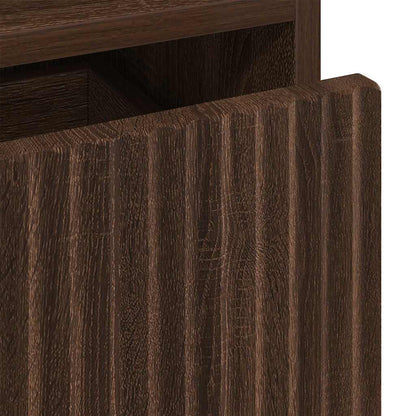 Bedside Tables 2 pcs Brown oak 49 x 36 x 61 cm Engineered wood