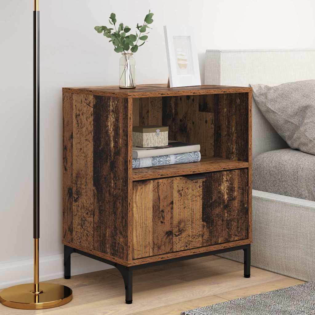 Bedside Tables 2 pcs Old wood 49 x 36 x 61 cm Engineered wood