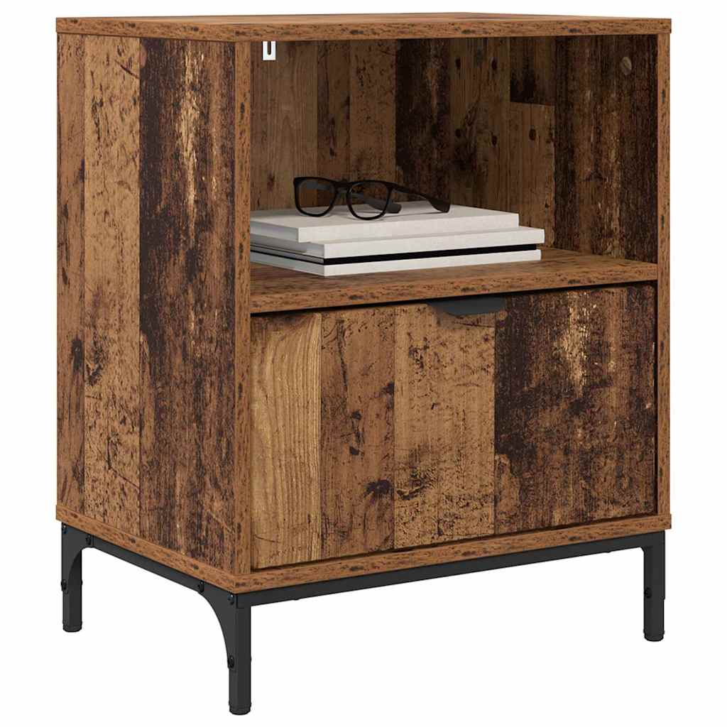 Bedside Tables 2 pcs Old wood 49 x 36 x 61 cm Engineered wood