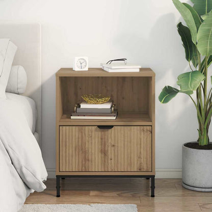 Bedside Table Artisan oak 49 x 36 x 61 cm Engineered wood